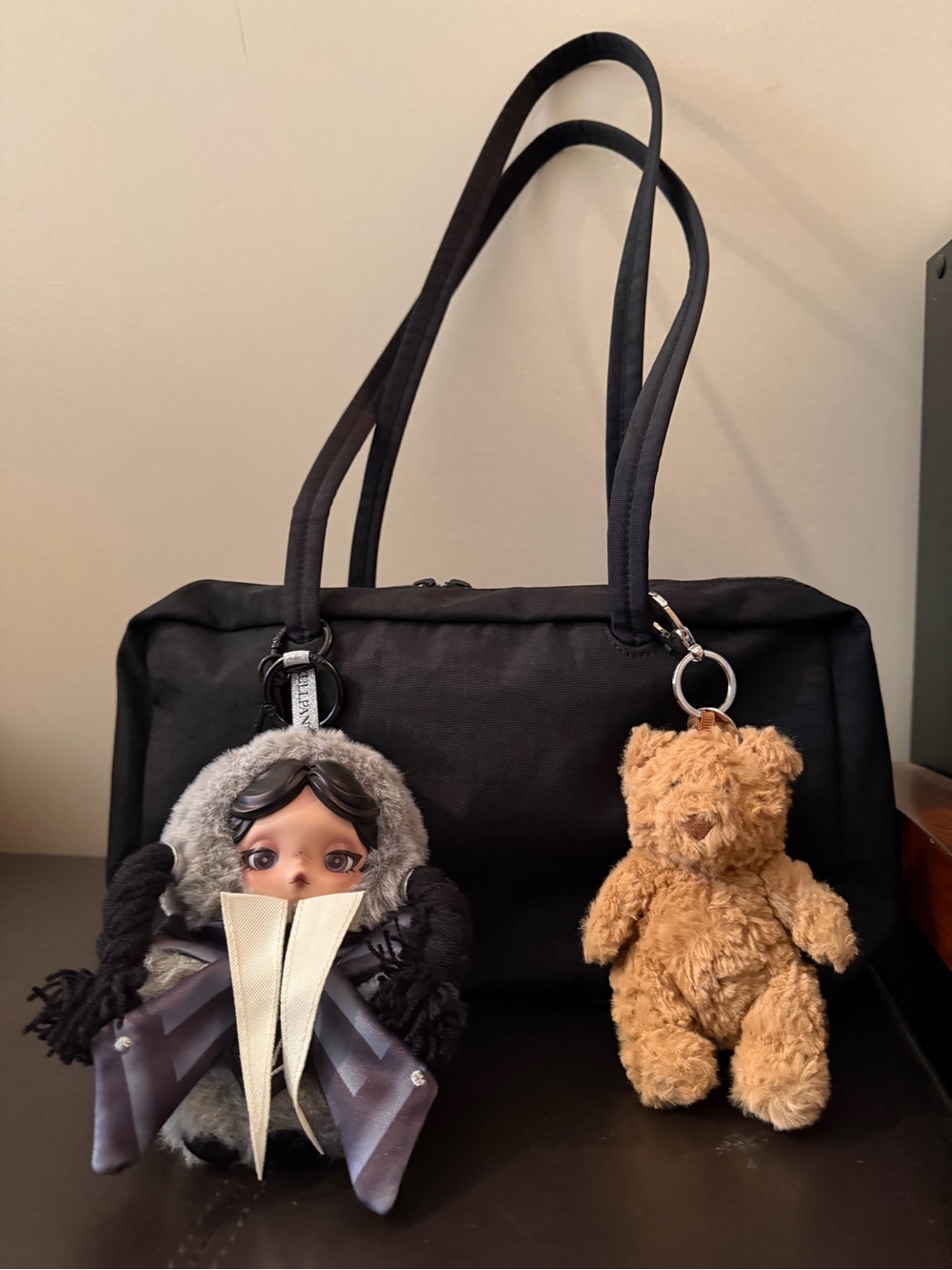 BAGGU Black Bowler (charms NOT included)
